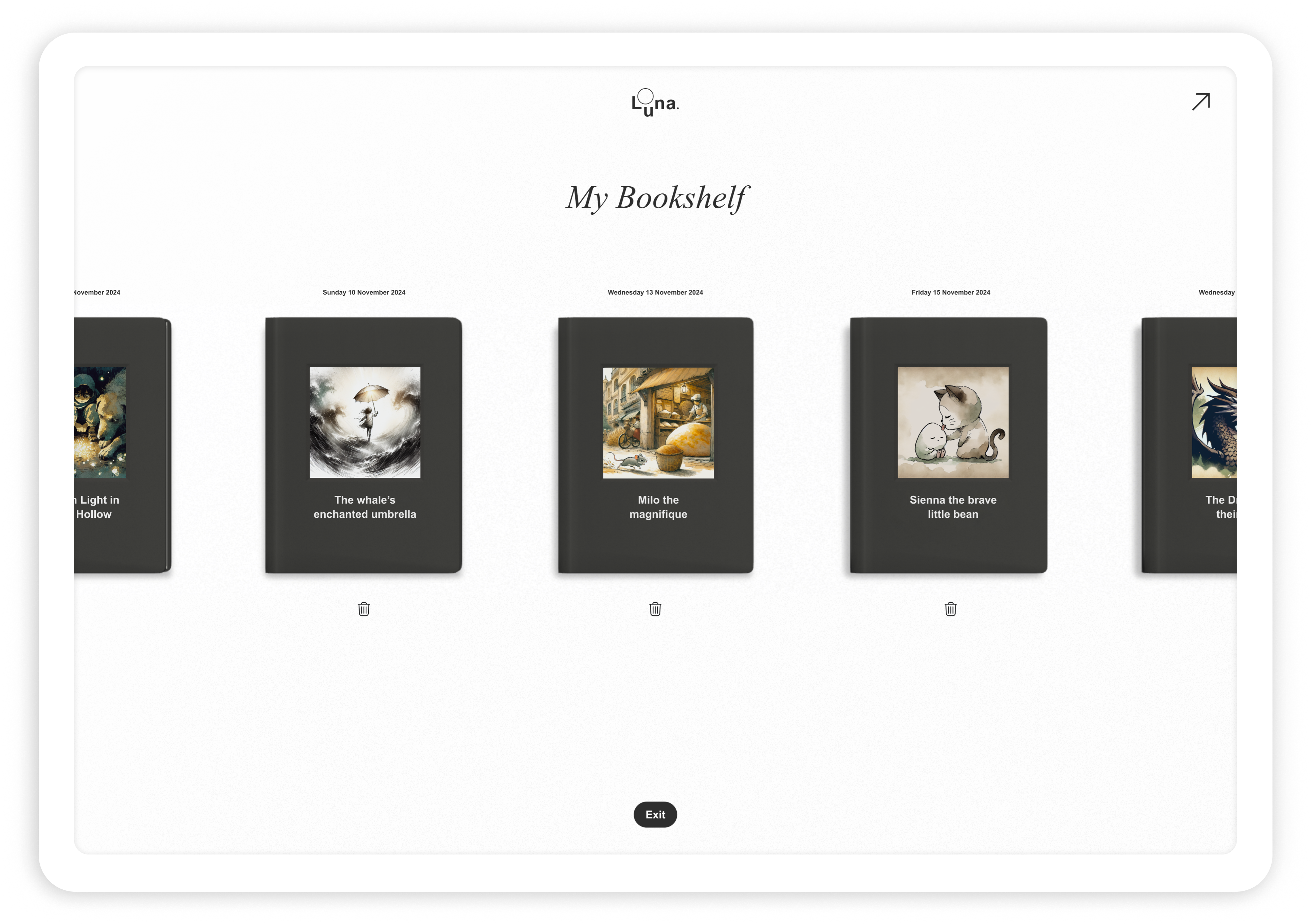 Bookshelf ipad
